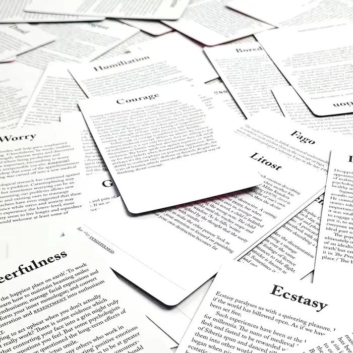 La boîte de cartes émotionnelles