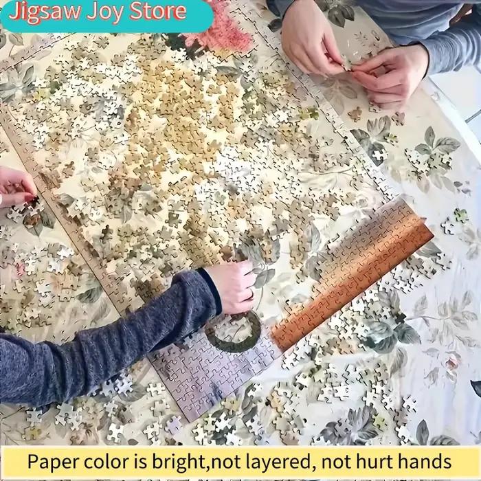 Puzzle vintage de mille pièces sur le thème du camping
