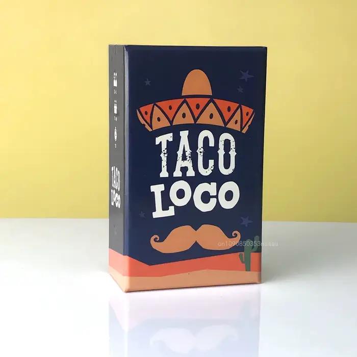Jeux chauds TACOLOCO Crazy Taco stratégie jeu d'échiquier familial 2-5 personnes jeu de cartes de fête décontracté en chinois et en anglais