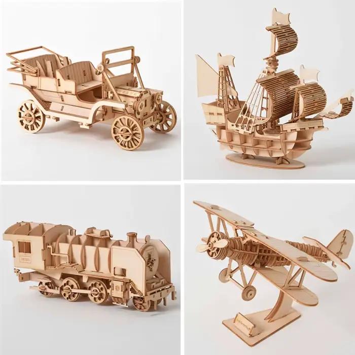 Puzzle 3D en bois à assembler