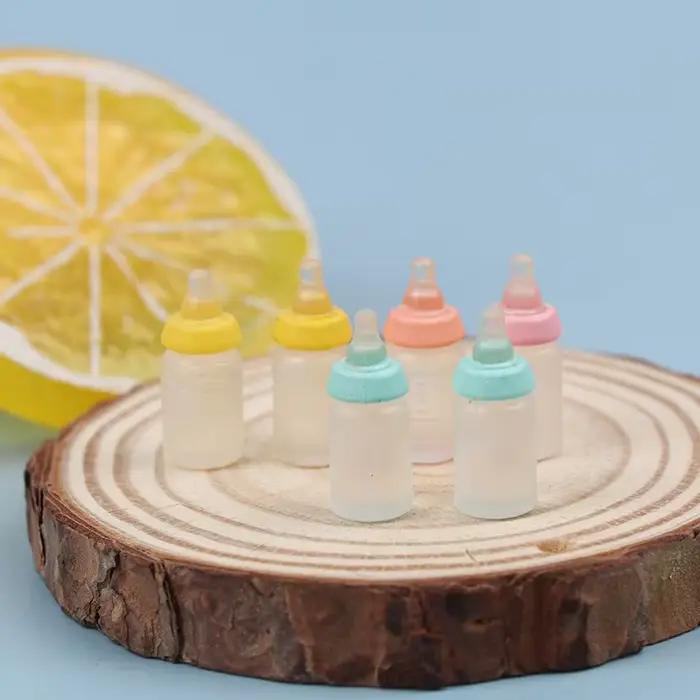 Bouteille de lait miniature pour maison de poupée 1:12