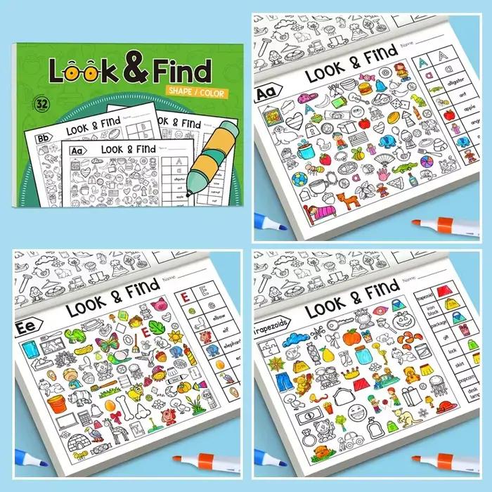 Livre de coloriage d'objets cachés pour enfants