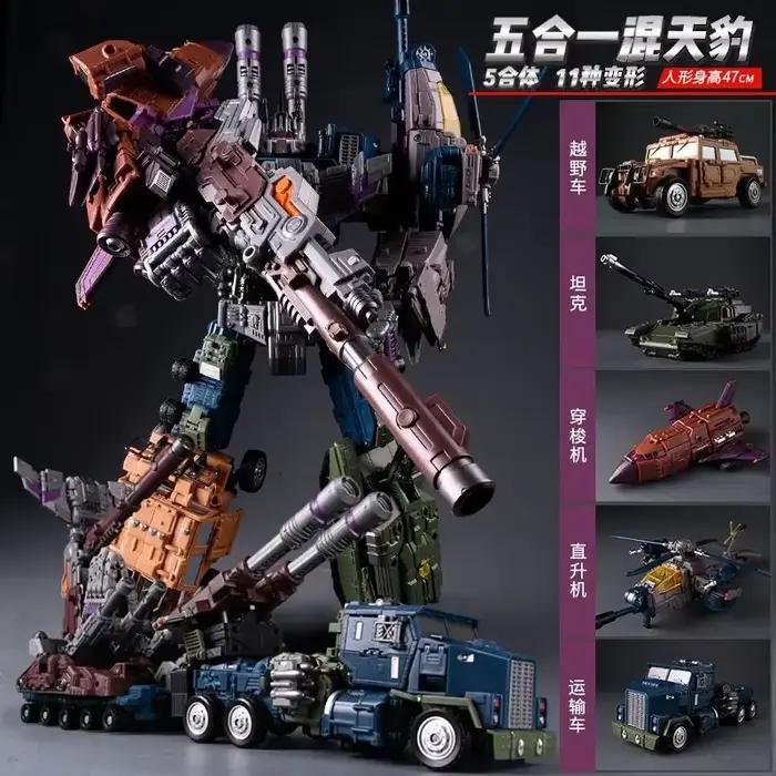 NBK dévastateur Transformation jouet combiner Robot JINBAO prédateur Bruticus BMB Volcanicus Computron figurines Action modèle déformé