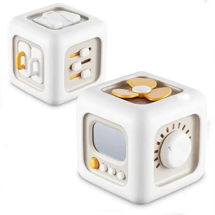Cube d'activité multifonctionnel thématique transport pour enfants apprentissage sensoriel jouet éducatif montessori occasion voyage et fêtes