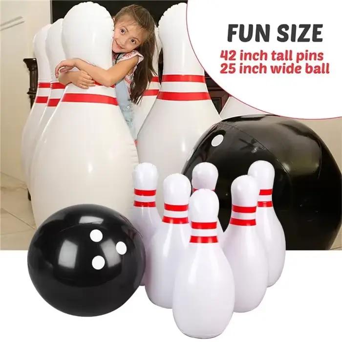 Ensemble de bowling gonflable géant pour adultes et enfants