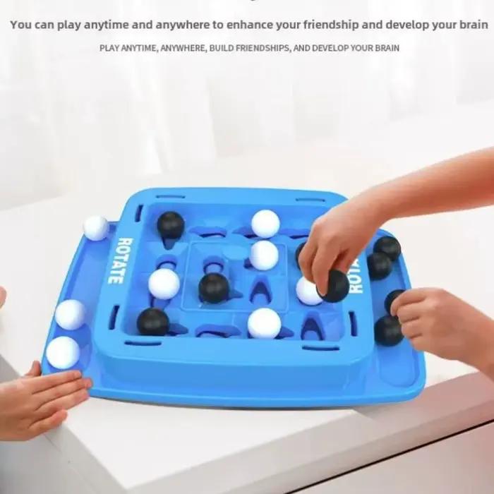 Jeu de stratégie rapide interactif quatre en ligne noir et blanc