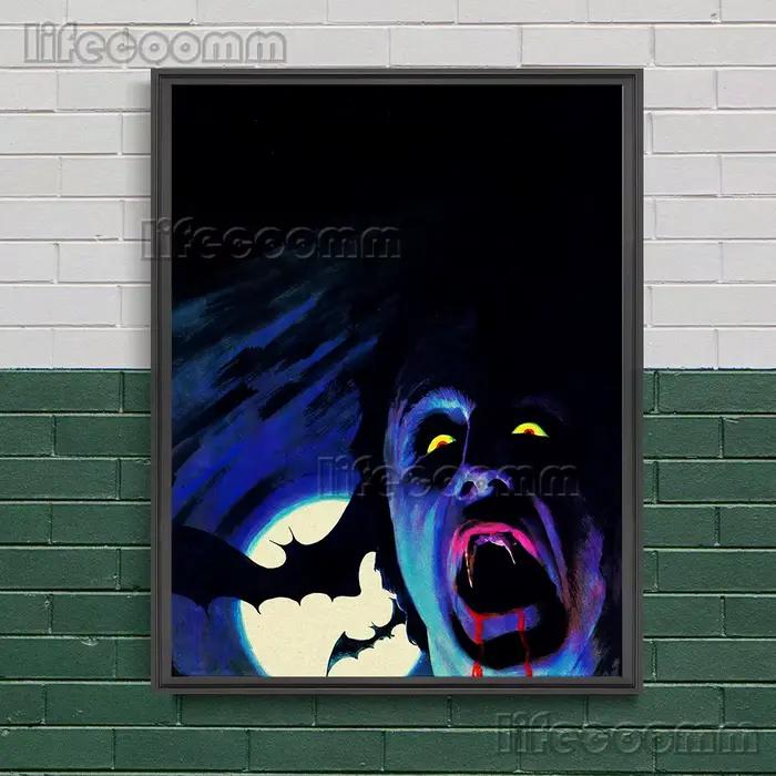Compte Dracula et la chauve-souris dans la nuit