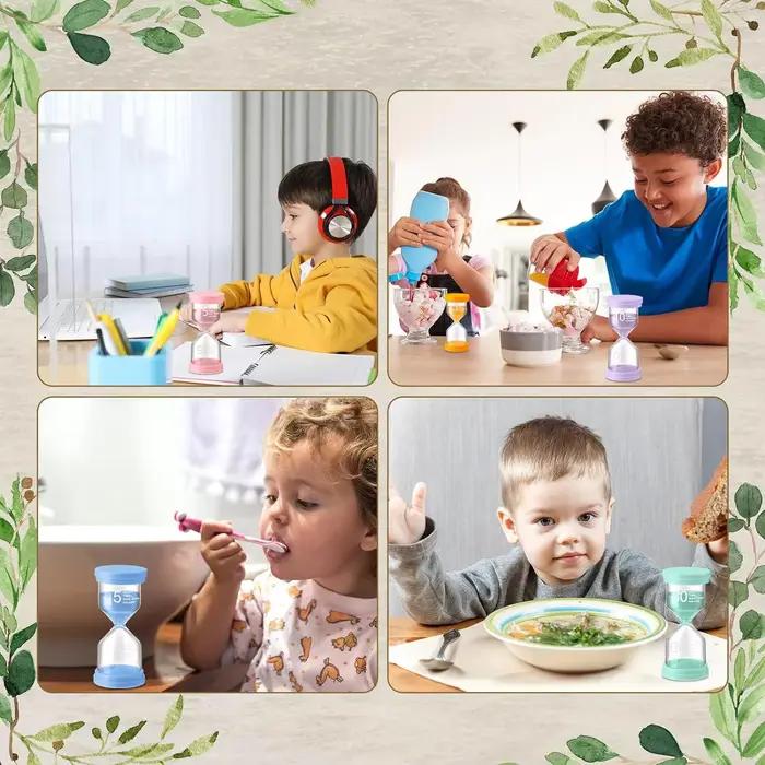 1 pièces 3/5/10/15/30 Minutes sablier coloré enfants enfant cadeau jouet minuterie de sable heure verre décoration de