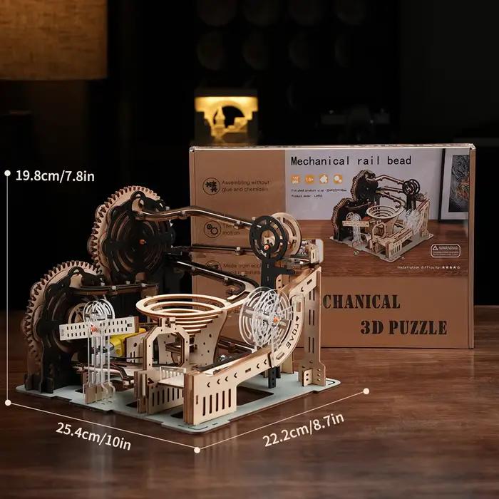Puzzle 3D en bois exquis