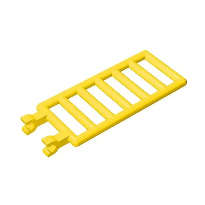 [24 pièces]【50g】 6020 7x3 Clôture trapézoïdale simple face avec pince, blocs de taille standard, pièces de création MOC DIY.