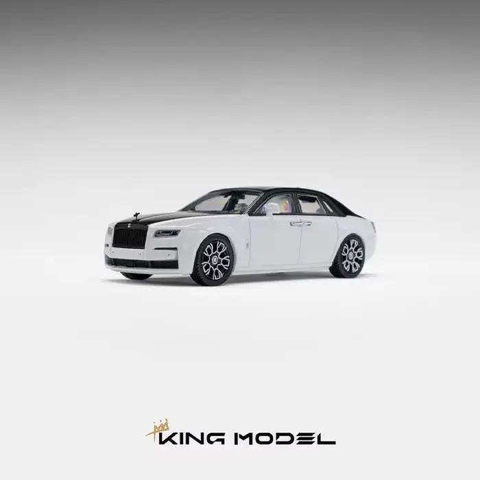 Modèle réduit King Model Km 1:64 Rolls Royce Ghost, voiture miniature en métal, modèle statique, objet de collection, ornement, berline de luxe, jouet pour les passionnés, cadeau pour enfant