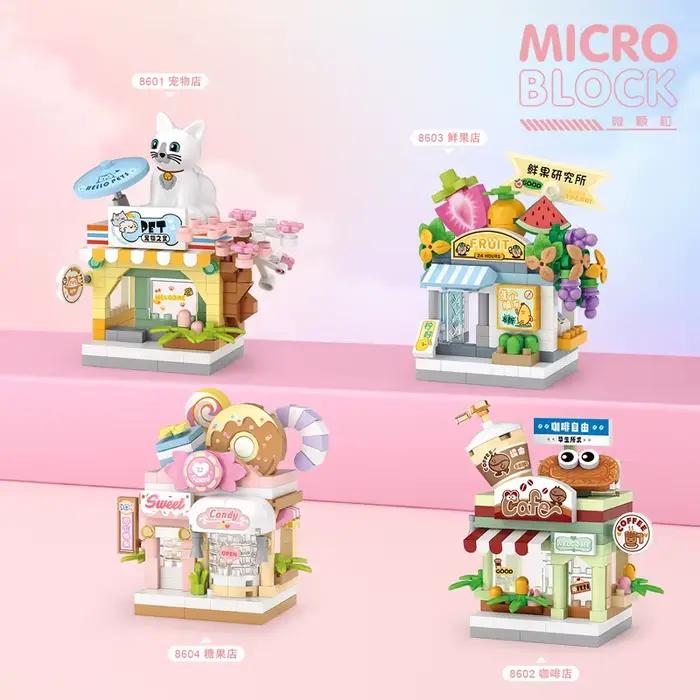 NOUVEAU Kit de Blocs de Construction Modèle de Jouet en Briques : Restaurant