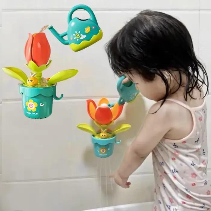 Jouets de bain à fleurs pour bébé