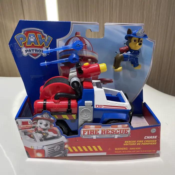 100% Original Paw Patrol sauvetage incendie Ryder Chase Marshall Rocky Zuma éclat Skye figurine jouet enfants anniversaire noël cinquante
