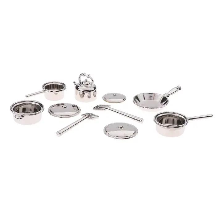 Miniature Metal Mini Pot Set