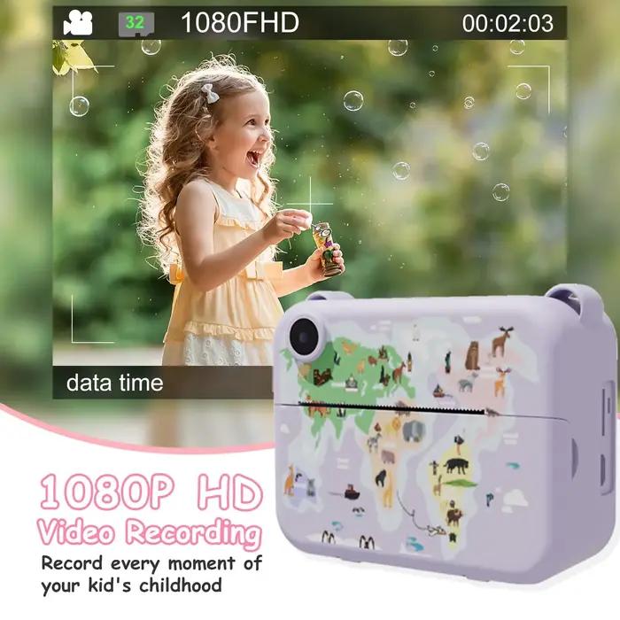 Appareil photo pour enfants à impression instantanée