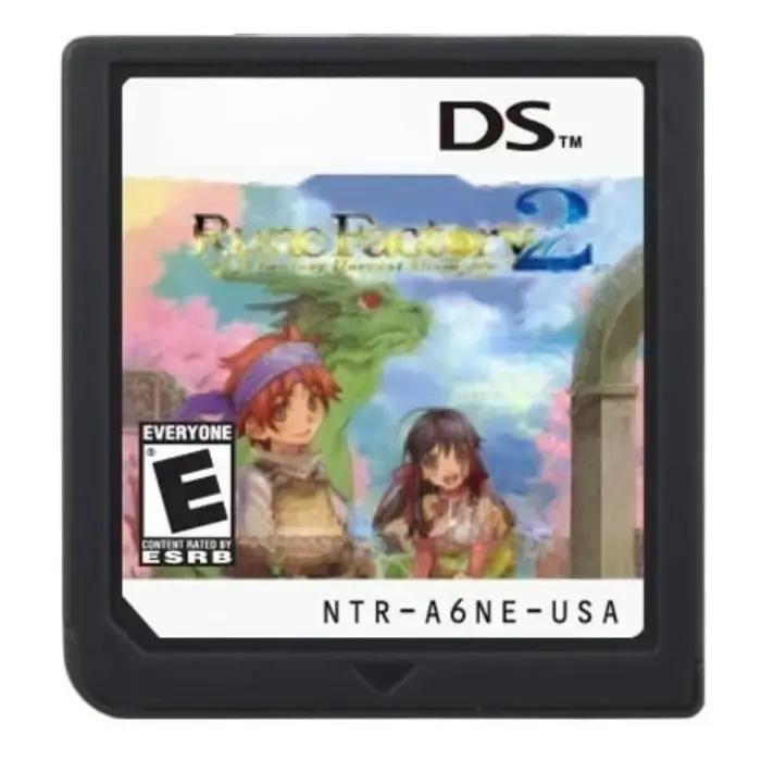 Cartouche de jeu NDS, Rune Factory A Fantasy Harvest Moon, Cartouche de jeu Deadly Silence, Langues : En, Fr, De, Es, It