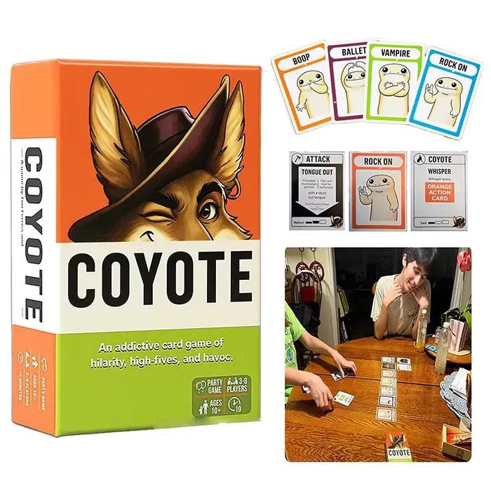 Coyote Game Coyote Party Card Game Meet The Action-Packed Game Full Of High Fives And Havoc