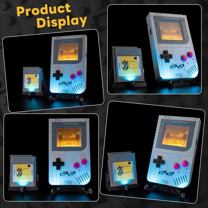 Kyglaring Kit d'éclairage LED adapté pour Lego Gameboy Game Boy 72046 blocs de construction lampe décorative non incluse Lego Building