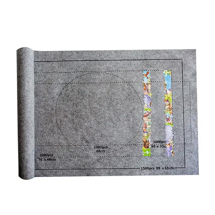 Tapis de puzzle en rouleau de feutre