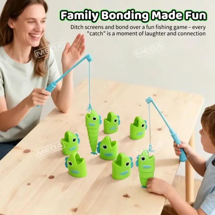 Jeu de société de pêche avec plateau rotatif