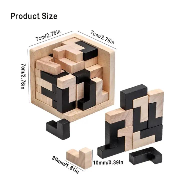 Puzzle Cube 3D Luban imbriqué