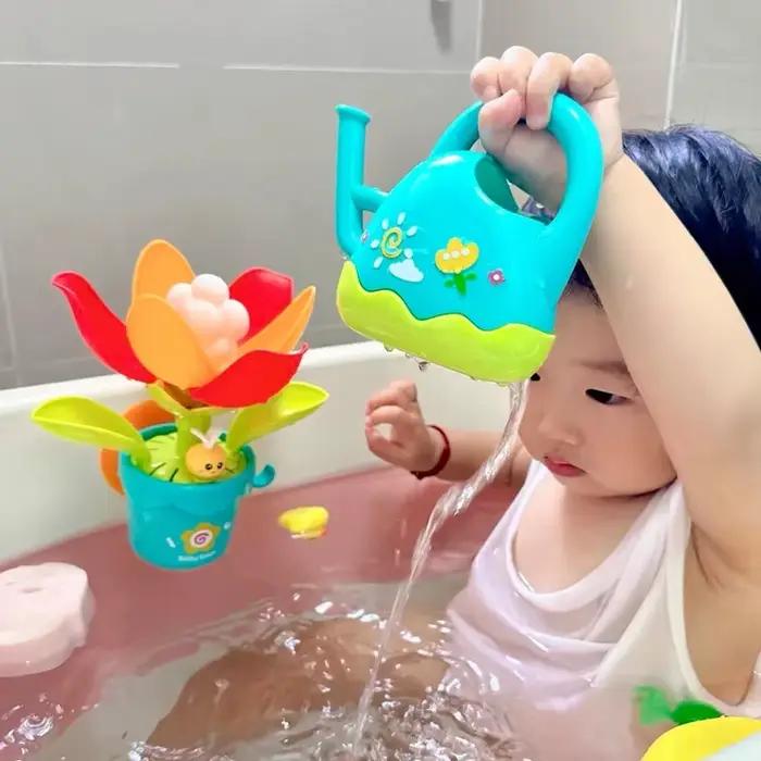 Jouets de bain à fleurs pour bébé