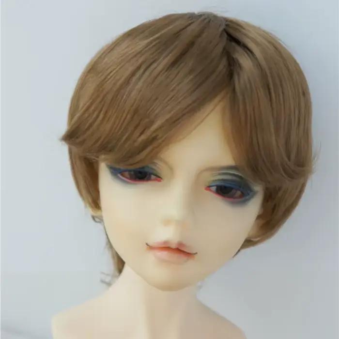 1/12 1/8 1/6 1/4 1/3 accessoires de poupée Mohair synthétique courte coupe fille Lati blanc et jaune OB11 YOSD MSD
