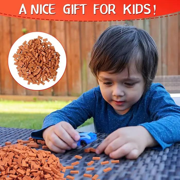 200 pièces Mini briques pour aménagement paysager