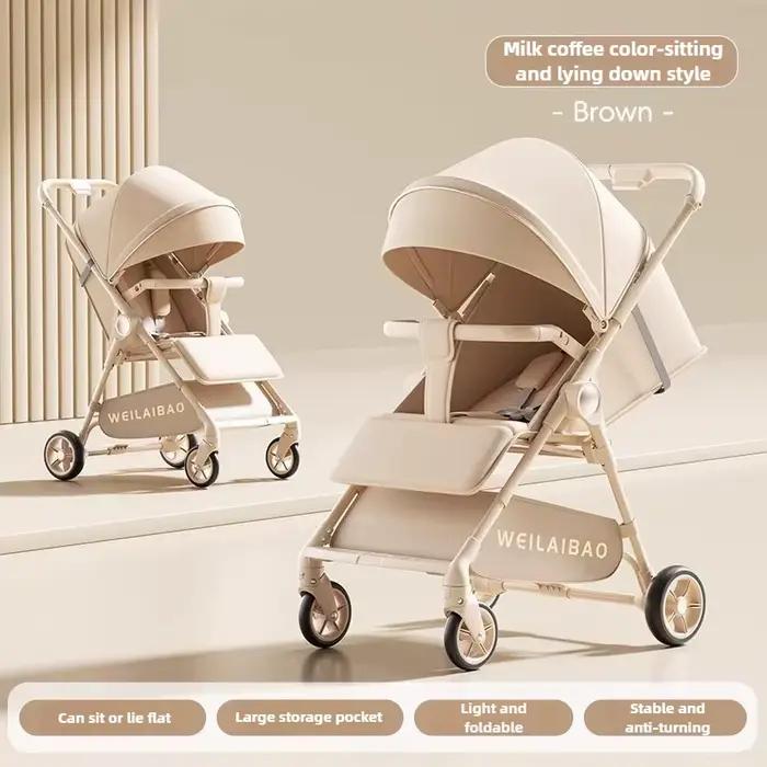 Poussette de voyage légère pour bébé