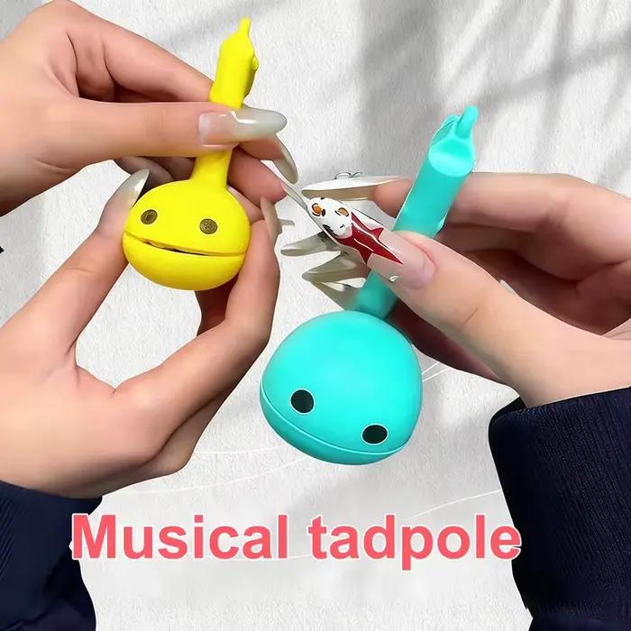 Otamatone Mini Instrument de musique électronique, jouet musical créatif produisant des sons, notes musicales mignonnes, relaxant et apaisant