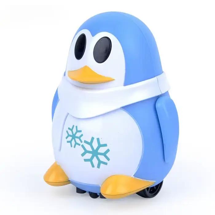 Un jouet interactif pour enfants avec un véhicule électrique créatif à capteur et un modèle de course d'animaux de compagnie