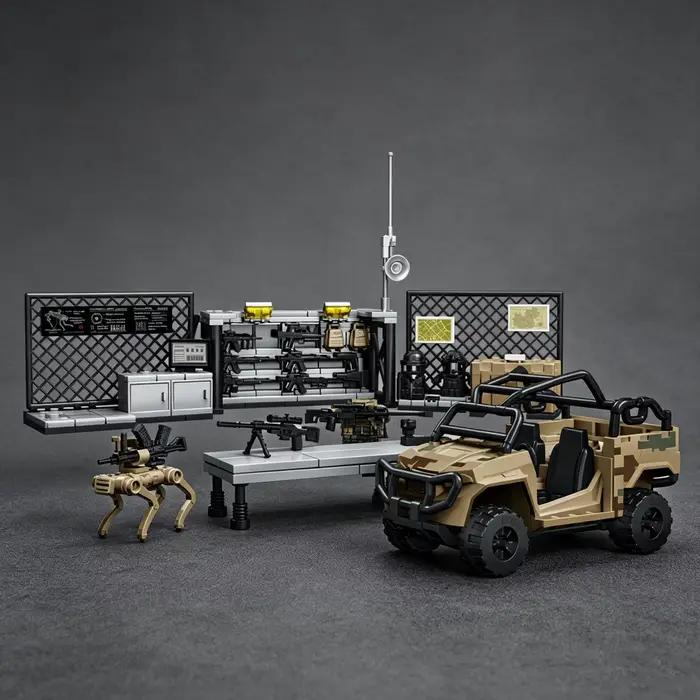 Collection d'équipements militaires de la série MOC