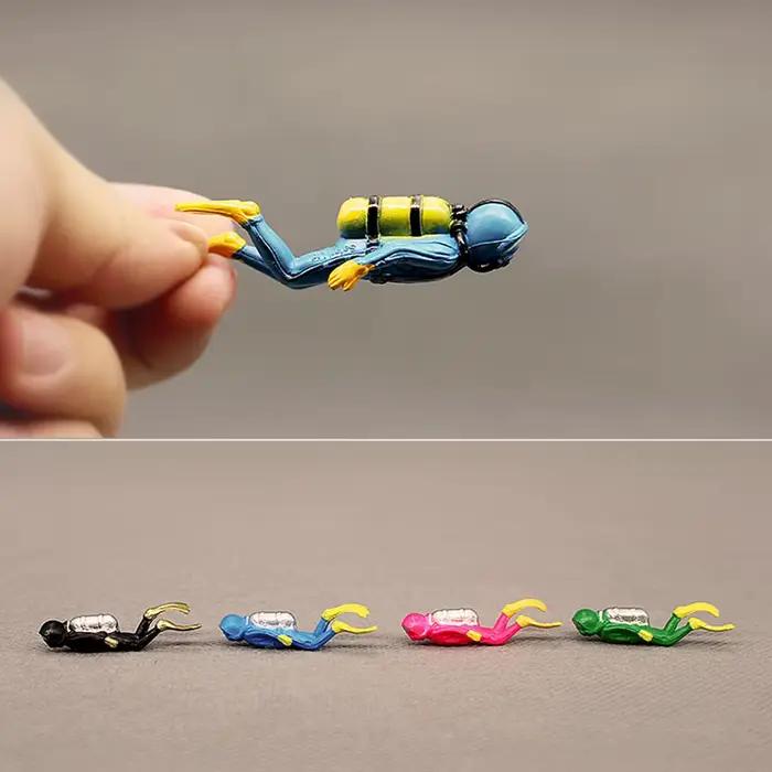 Figurines de plongeur miniatures à monter soi-même