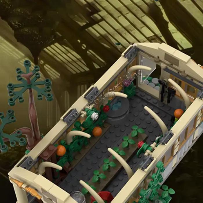 621 pièces Construction herbologie serre Expansion MOC personnaliser modèle de bloc