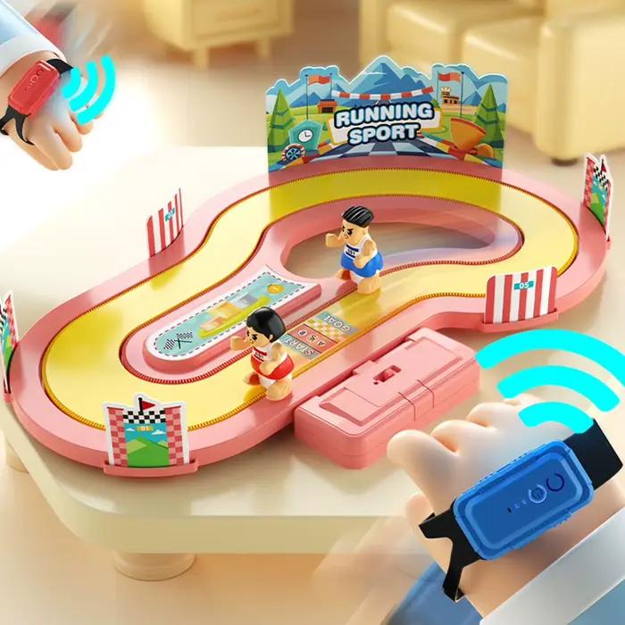 Jeu de course sur piste à détection de mouvement