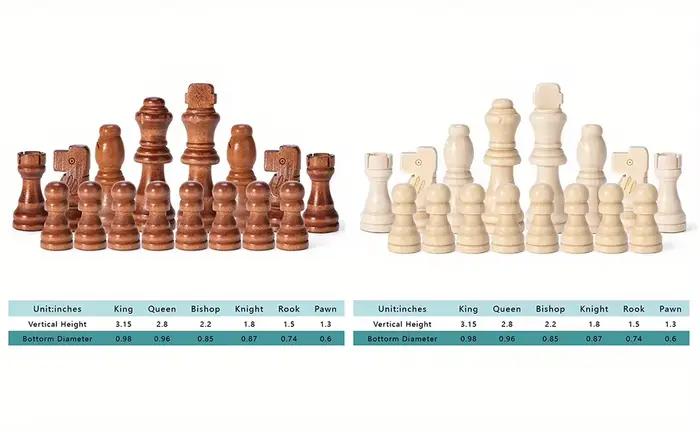 Jeu d'échecs de 34 cm/13