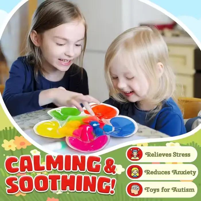 Jouets sensoriels de tri des couleurs