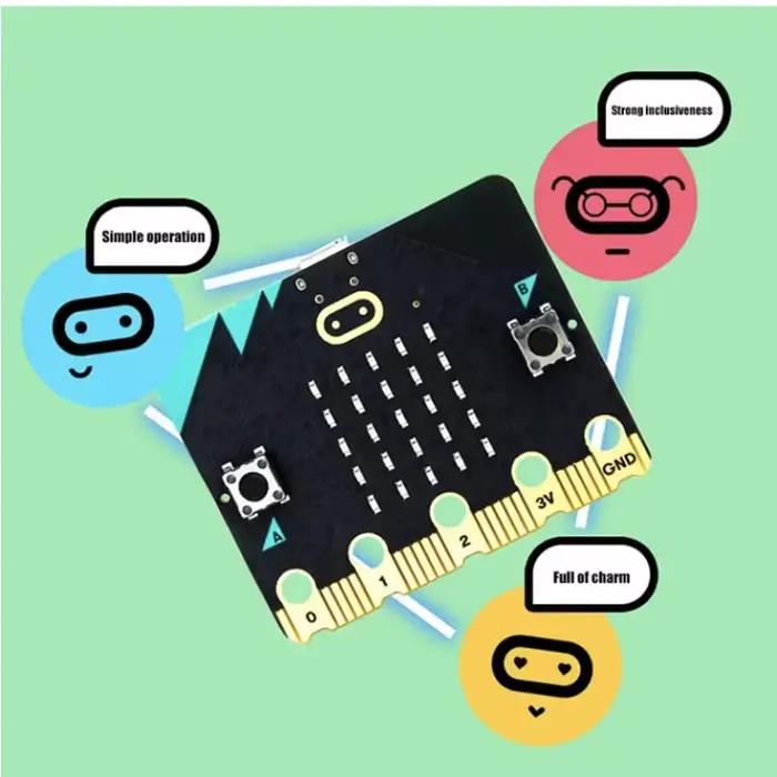 Micro:Bit V2 Micro Bit Go Edition BBC Microbit pour enfants, carte de développement DIY, BBC Microbit V2.0Board