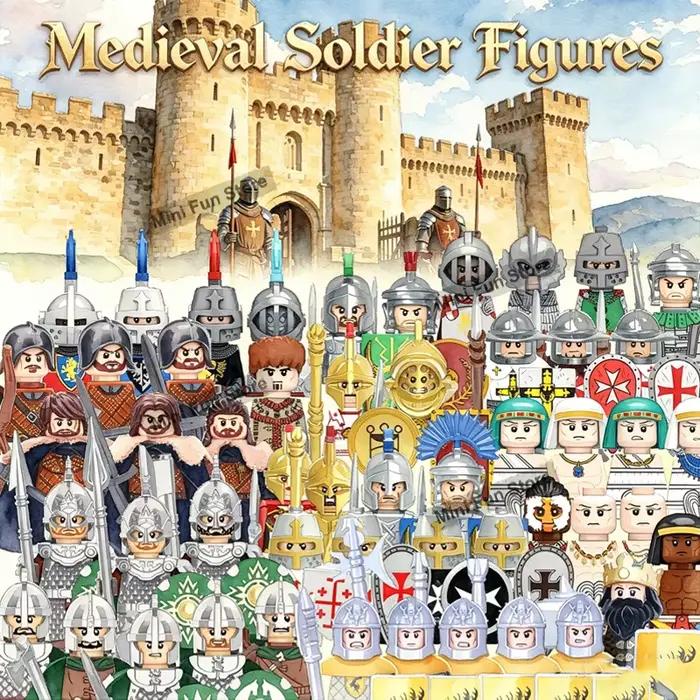 Figurines de Chevaliers Médiévaux