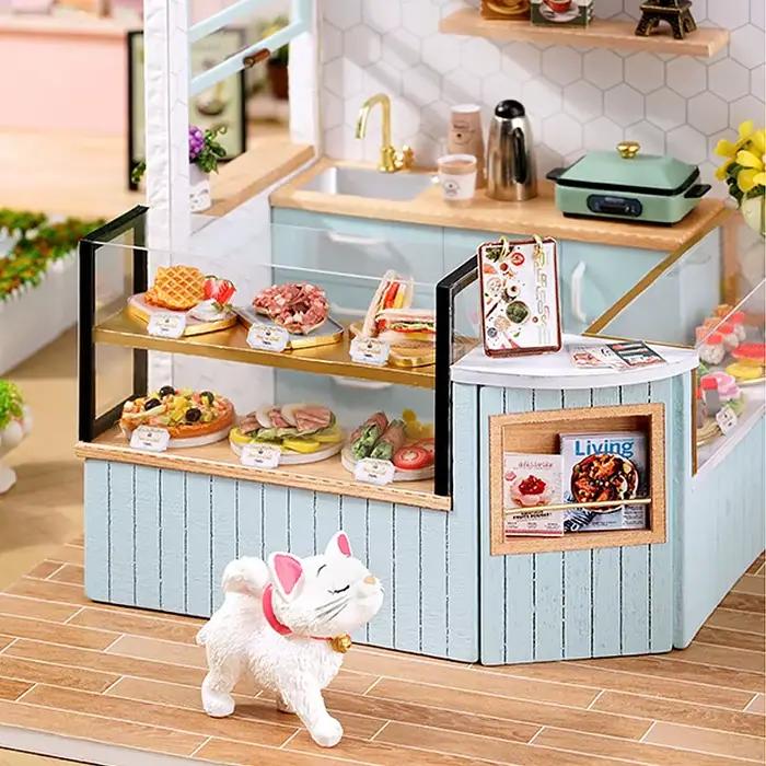 Maison de poupée Miniature en bois