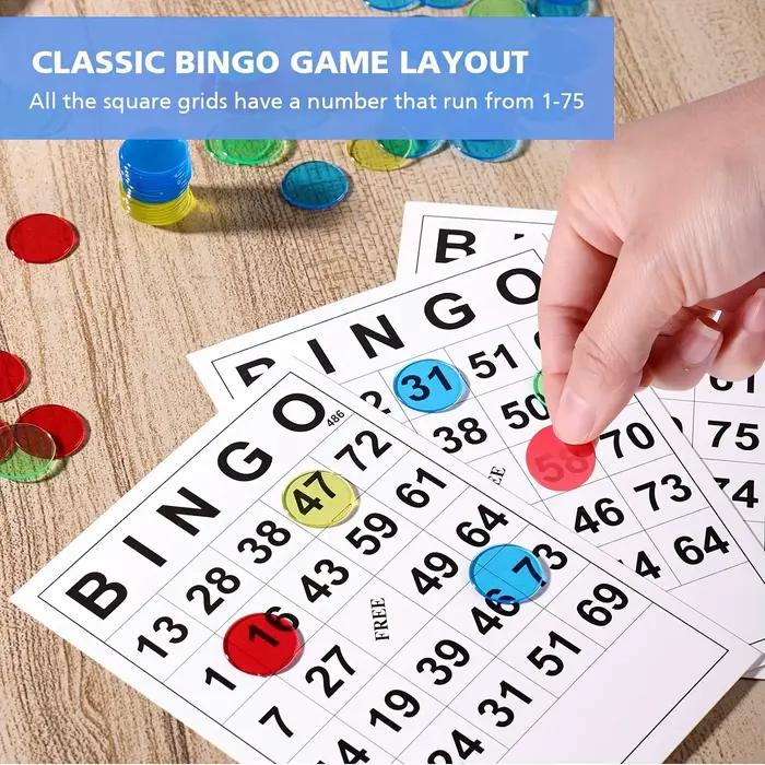 Cartes de jeu en papier pour Bingo