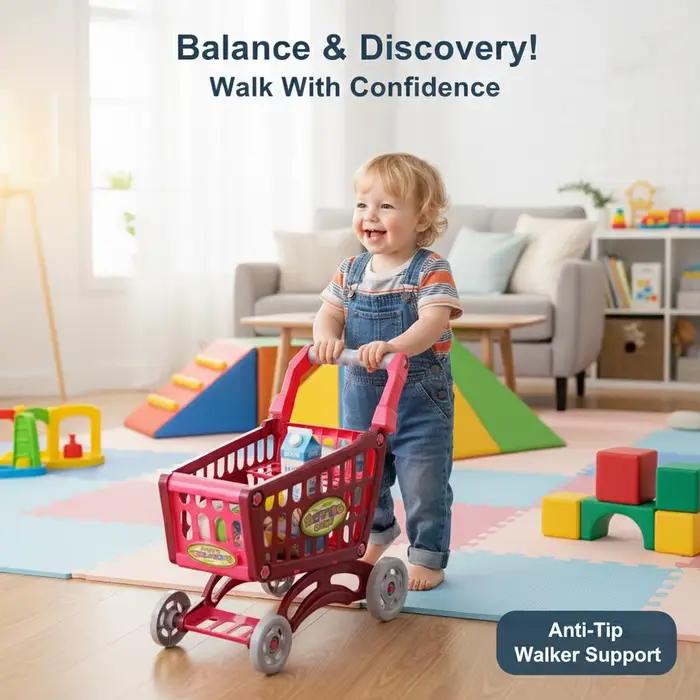 Grand chariot de courses jouet pour enfants