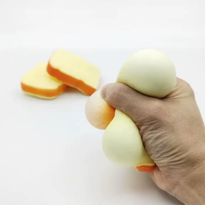 Jouet anti-stress en forme de pain de mie souple tranché