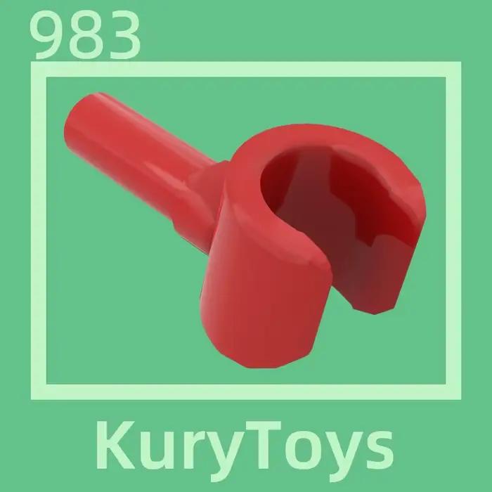 Kury Toys DIY MOC pour 983 # Pièces de blocs de construction pour main de partie de corps