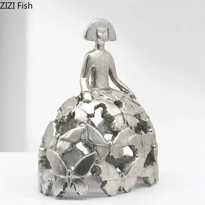 Statue de princesse en résine pour fille
