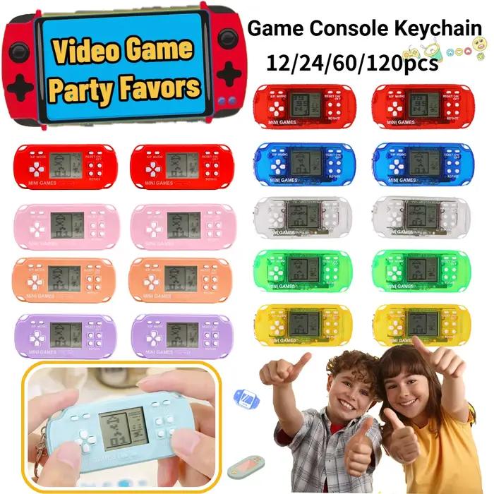 12-120 mini consoles de jeu portables porte-clés