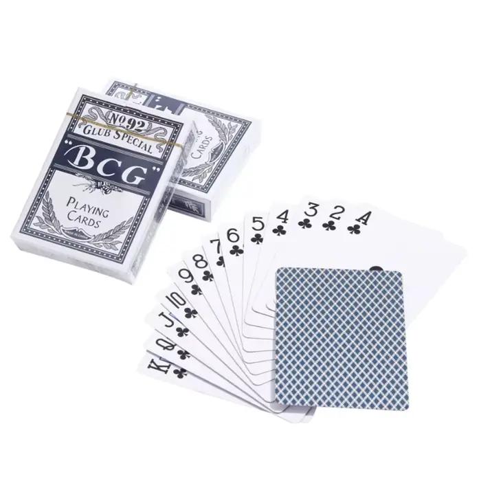 Casino Poker carte à jouer magique 52 + 2 Joker Deck cartes