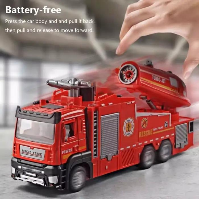 Modèle de camion de pompier à l'échelle 1:32