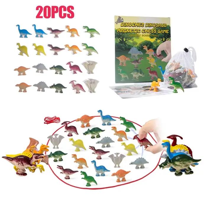 Jeu d'échecs magnétique dinosaure